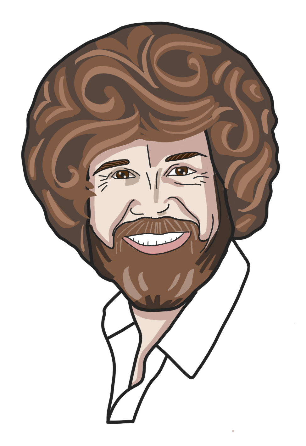 Bob Ross Painting PNG